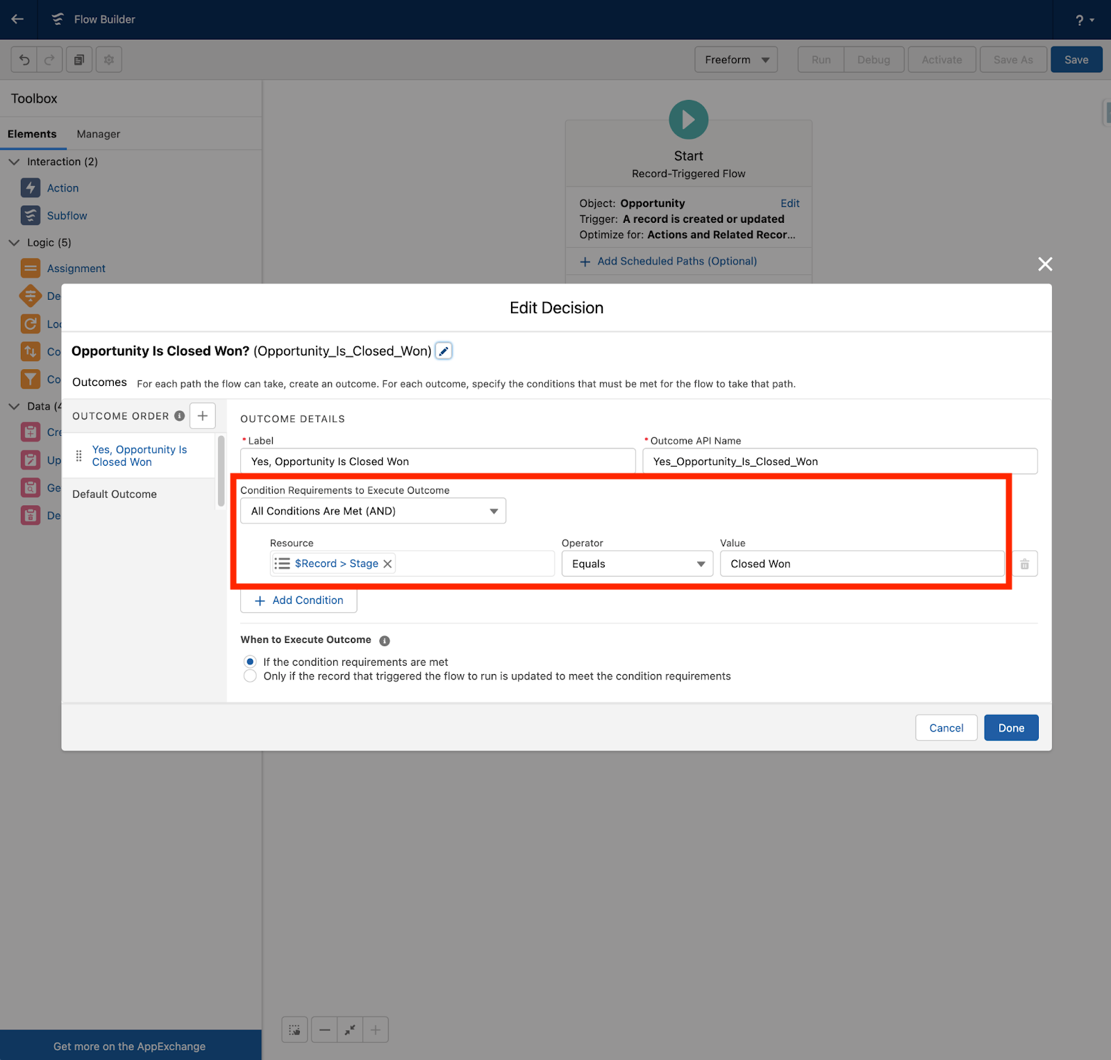 Salesforce Flow Basics: Data Elements, Decision, And Assignment